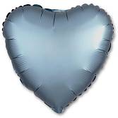 18" Сердце сатин Steel Blue (Россия) 1204-0831